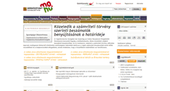 Desktop Screenshot of hirkozpont.magyarorszag.hu