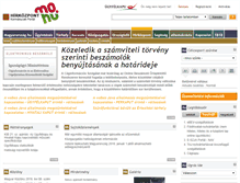 Tablet Screenshot of hirkozpont.magyarorszag.hu