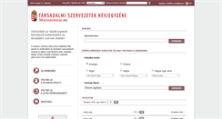Desktop Screenshot of nevjegyzek.magyarorszag.hu